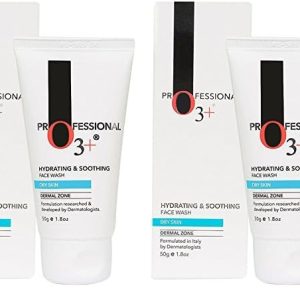 O3+ Hydrating & Soothing Face Wash with Aloe Vera and Cucumber Extracts, 50g