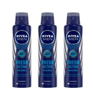 Nivea Men Fresh Active Deodorant Spray, 450Ml, Pack Of 1