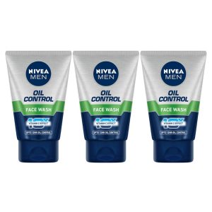 Nivea Oil Control Face Wash, 100ml (Pack of 3)