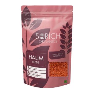 Sorich Organics Halim Seeds 200g | Garden Cress Seeds (Aliv) | Rich in Protein, Fiber, Iron & Omega-3 | Immunity Booster Superfood | Non-GMO | Gluten Free