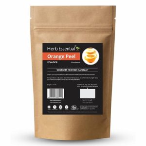 Herb Essential Orange Peel Powder for Skin Whitening, orange, 50 g