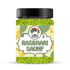 Mr. Merchant Rasbhari Green Special Saunf 300g(Green Sugar Coated Fennel Seeds) | (Mukhwas Mouth freshener Mix)