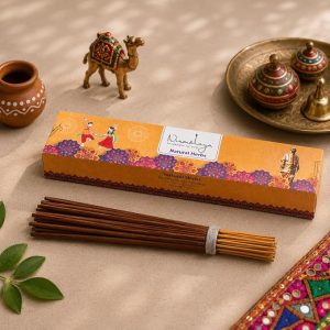 Nirmalaya Premium Natural Herbs Incense Sticks | Pack of 40 Sticks | 100% Natural & Charcoal-Free | Luxury, Hancrafted Organic Agarbatti for Pooja, Meditation, Yoga and Aromatherapy