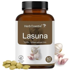 Herb Essential Lasuna (Garlic) Tablet, 500 Mg, 60 Tablets, Heart Wellness