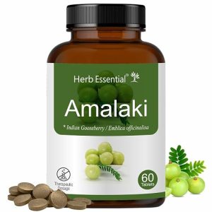 Herb Essential Amalaki (Indian Gooseberry) 500mg, 60 Tablets, Natural